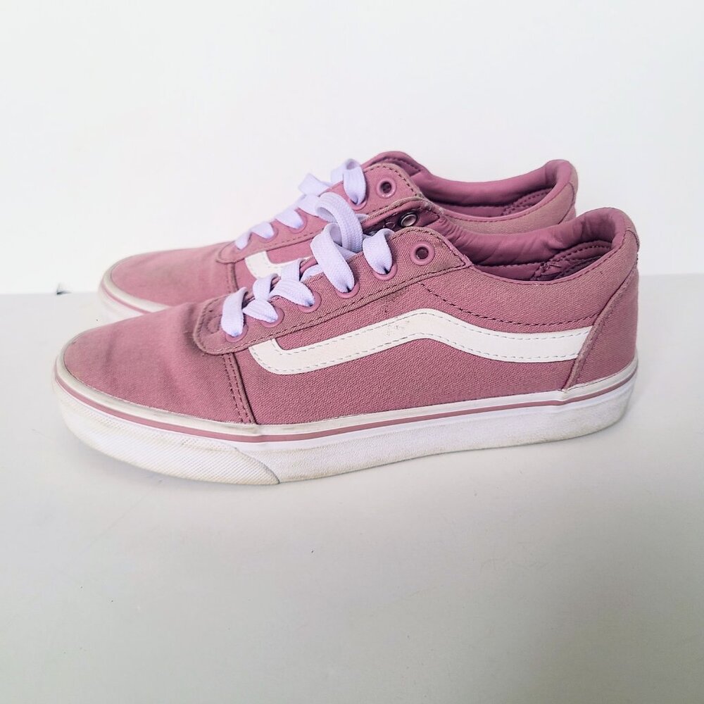 Vans Off The Wall Old Skool Pink/True White Skate Sneakers Women's Size 7 - Picture 7 of 10